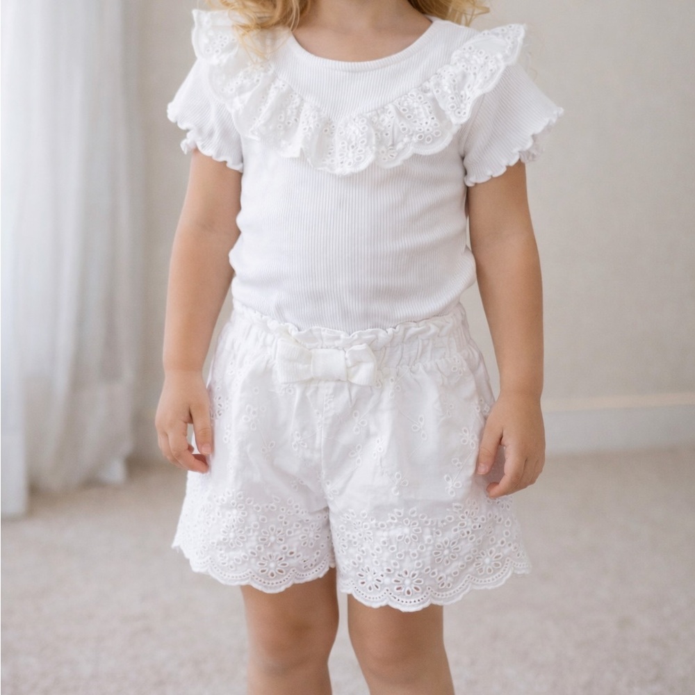 Zara Kids Ruffled Toddler Shorts